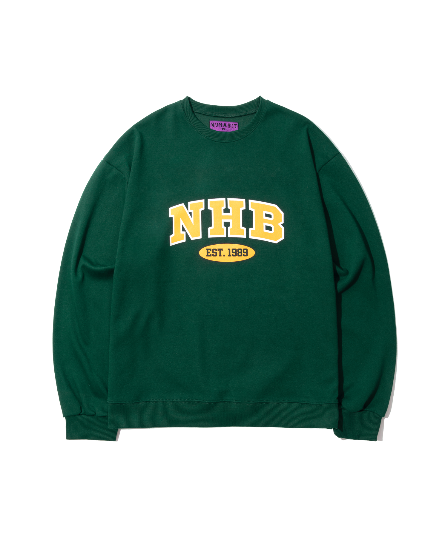 뉴해빗 NHB 프린팅 특양면 맨투맨 (SNTNH-1095)