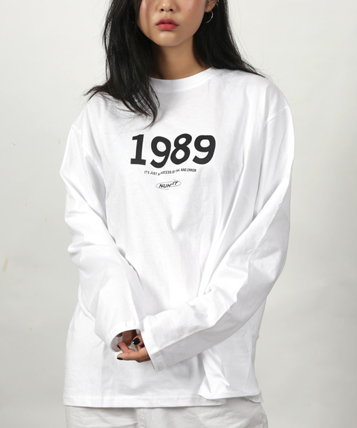 1989 LOGO 긴팔 티셔츠 (SSL9S-7098)